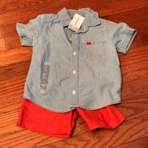Carter's short outfit